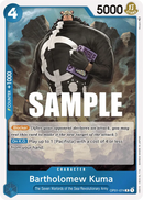 Bartholomew Kuma OP01-074 - Character Blu Rare - Near Mint - Romance Dawn - Carta One Piece Card Game