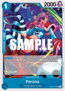 Perona OP01-077 V1 - Character Blu Uncommon - Near Mint - Romance Dawn - Carta One Piece Card Game