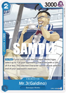 Mr.3(Galdino) OP01-085 - Character Blu Uncommon - Near Mint - Romance Dawn - Carta One Piece Card Game