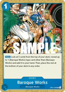 Baroque Works OP01-090 - Event Blu Uncommon - Near Mint - Romance Dawn - Carta One Piece Card Game