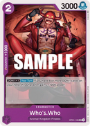 Who's.Who OP01-109 V1 - Character Viola Uncommon - Near Mint - Romance Dawn - Carta One Piece Card Game