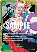 Yamato OP01-121 V1 - Character Verde Secret Rare - Near Mint - Romance Dawn - Carta One Piece Card Game