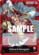 Edward.Newgate OP02-001 V1 - Leader Rosso - Near Mint - Paramount War - Carta One Piece Card Game