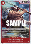 Edward.Newgate OP02-004 V1 - Character Rosso Super Rare - Near Mint - Paramount War - Carta One Piece Card Game