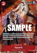 Squard OP02-009 V2 - Character Rosso Alternate Art - Near Mint - Paramount War - Carta One Piece Card Game