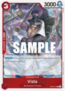 Vista OP02-011 - Character Rosso Rare - Near Mint - Paramount War - Carta One Piece Card Game