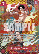 Portgas.D.Ace OP02-013 - Character Rosso Special Rare - Near Mint - Two Legends - Carta One Piece Card Game