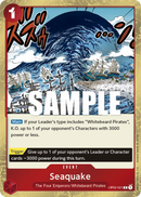 Seaquake OP02-021 - Event Rosso Rare - Near Mint - Paramount War - Carta One Piece Card Game