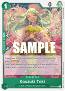 Kouzuki Toki OP02-031 V1 - Character Verde Uncommon - Near Mint - Paramount War - Carta One Piece Card Game
