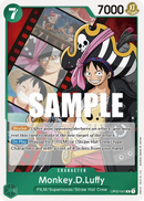 Monkey.D.Luffy OP02-041 V1 - Character Verde Rare - Near Mint - Paramount War - Carta One Piece Card Game