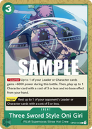 Three Sword Style Oni Giri OP02-045 - Event Verde Common - Near Mint - Paramount War - Carta One Piece Card Game