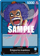 Emporio.Ivankov OP02-049 V1 - Leader Blu - Near Mint - Paramount War - Carta One Piece Card Game