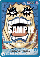 Emporio.Ivankov OP02-049 V2 - Leader Blu Alternate Art - Near Mint - Paramount War - Carta One Piece Card Game