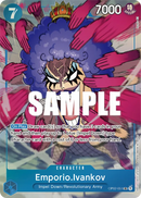 Emporio.Ivankov OP02-051 V2 - Character Blu Alternate Art - Near Mint - Paramount War - Carta One Piece Card Game