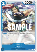 Cabaji OP02-052 - Character Blu Common - Near Mint - Paramount War - Carta One Piece Card Game