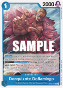 Donquixote Doflamingo OP02-056 - Character Blu Uncommon - Near Mint - Paramount War - Carta One Piece Card Game