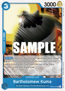 Bartholomew Kuma OP02-057 - Character Blu Uncommon - Near Mint - Paramount War - Carta One Piece Card Game