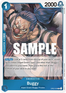 Buggy OP02-058 V1 - Character Blu Rare - Near Mint - Paramount War - Carta One Piece Card Game