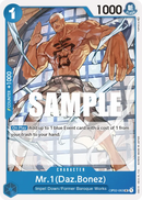 Mr.1 (Daz.Bonez) OP02-063 - Character Blu Uncommon - Near Mint - Paramount War - Carta One Piece Card Game