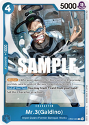 Mr.3 (Galdino) OP02-065 - Character Blu Rare - Near Mint - Paramount War - Carta One Piece Card Game
