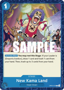 New Kama Land OP02-070 - Stage Blu Common - Near Mint - Paramount War - Carta One Piece Card Game