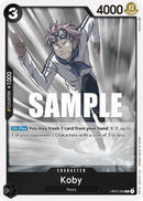 Koby OP02-098 - Character Nero Rare - Near Mint - Paramount War - Carta One Piece Card Game