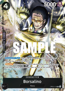 Borsalino OP02-114 V2 - Character Nero Alternate Art - Near Mint - Paramount War - Carta One Piece Card Game