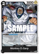 Monkey.D.Garp OP02-115 V1 - Character Nero Rare - Near Mint - Paramount War - Carta One Piece Card Game