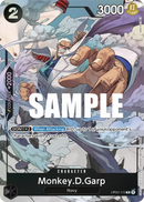 Monkey.D.Garp OP02-115 V2 - Character Nero Alternate Art - Near Mint - Paramount War - Carta One Piece Card Game