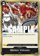 Meteor Volcano OP02-119 - Event Nero Rare - Near Mint - Paramount War - Carta One Piece Card Game