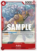 Adio OP03-002 - Character Rosso Uncommon - Near Mint - Pillars of Strenght - Carta One Piece Card Game