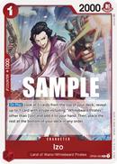 Izo OP03-003 - Character Rosso Rare - Near Mint - Pillars of Strenght - Carta One Piece Card Game