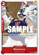 Blamenco OP03-011 - Character Rosso Uncommon - Near Mint - Pillars of Strenght - Carta One Piece Card Game