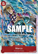Marco OP03-013 V1 - Character Rosso Super Rare - Near Mint - Pillars of Strenght - Carta One Piece Card Game