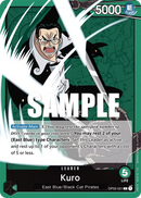 Kuro OP03-021 V1 - Leader Verde - Near Mint - Pillars of Strenght - Carta One Piece Card Game