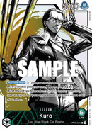 Kuro OP03-021 V2 - Leader Verde Alternate Art - Near Mint - Pillars of Strenght - Carta One Piece Card Game