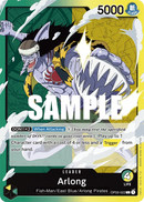 Arlong OP03-022 V1 - Leader Verde/Giallo - Near Mint - Pillars of Strenght - Carta One Piece Card Game