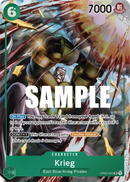 Krieg OP03-025 V2 - Character Verde Alternate Art - Near Mint - Pillars of Strenght - Carta One Piece Card Game
