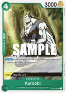 Kuroobi OP03-026 - Character Verde Uncommon - Near Mint - Pillars of Strenght - Carta One Piece Card Game