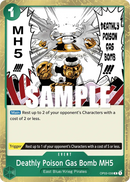 Deathly Poison Gas Bomb MH5 OP03-038 - Event Verde Rare - Near Mint - Pillars of Strenght - Carta One Piece Card Game