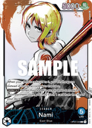 Nami OP03-040 V2 - Leader Blu Alternate Art - Near Mint - Pillars of Strenght - Carta One Piece Card Game