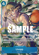 Usopp OP03-041 V2 - Character Blu Alternate Art - Near Mint - Pillars of Strenght - Carta One Piece Card Game
