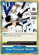 Three Thousand Worlds OP03-057 - Event Blu Rare - Near Mint - Pillars of Strenght - Carta One Piece Card Game