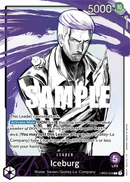 Iceburg OP03-058 V2 - Leader Viola Alternate Art - Near Mint - Pillars of Strenght - Carta One Piece Card Game