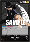 Rob Lucci OP03-076 V1 - Leader Nero - Near Mint - Pillars of Strenght - Carta One Piece Card Game