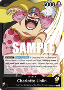 Charlotte Linlin OP03-077 V1 - Leader Nero/Viola - Near Mint - Pillars of Strenght - Carta One Piece Card Game