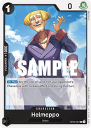 Helmeppo OP03-091 - Character Nero Common - Near Mint - Pillars of Strenght - Carta One Piece Card Game
