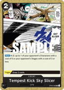Tempest Kick Sky Slicer OP03-096 - Event Nero Uncommon - Near Mint - Pillars of Strenght - Carta One Piece Card Game