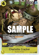 Charlotte Cracker OP03-108 V1 - Character Giallo Super Rare - Near Mint - Pillars of Strenght - Carta One Piece Card Game
