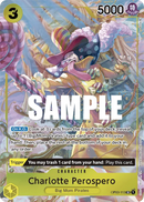 Charlotte Perospero OP03-113 V2 - Character Giallo Alternate Art - Near Mint - Pillars of Strenght - Carta One Piece Card Game